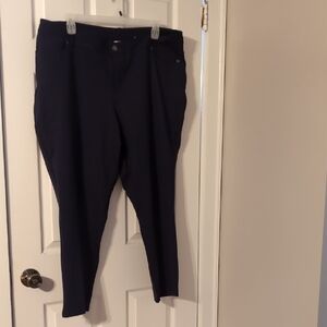 Cato Dark Navy Tapered Dress Pants